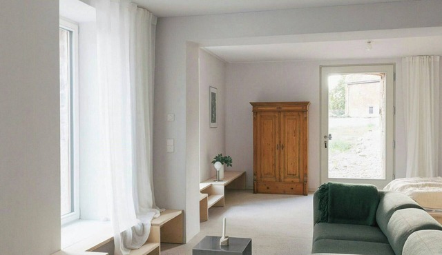 Ecological living space with sauna by the Elbe