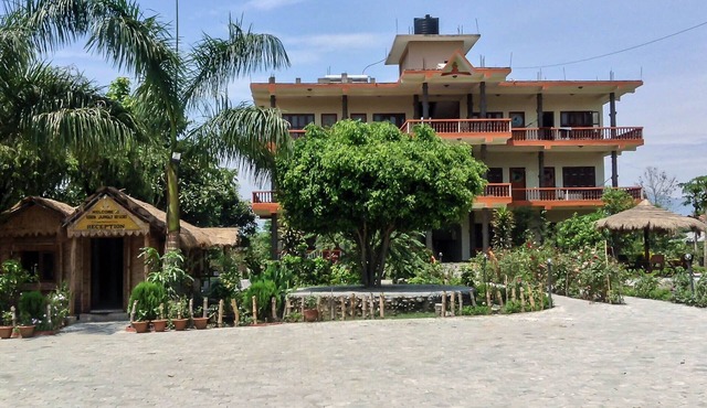 Eden jungle resort is one of the finest jungle resort in chitwan with garden.