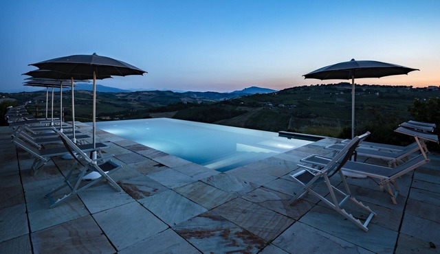 Elegant and modern villa with pool and panoramic views, only 13 km from the sea