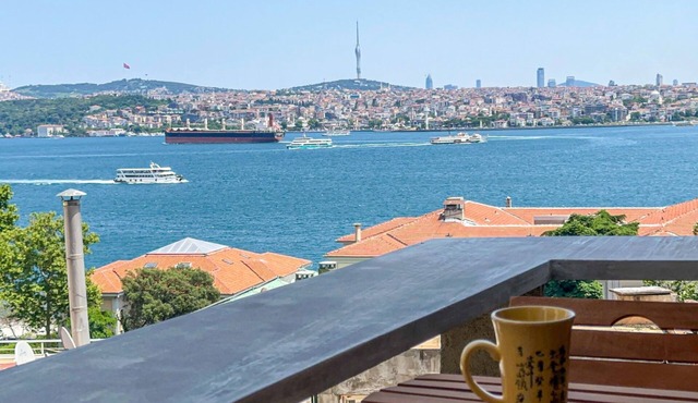 Elegant Bosphorus-View Residence Opposite Galataport