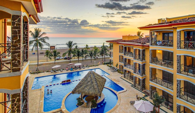 Elegant, friendly beachfront condo with incredible ocean views & pool