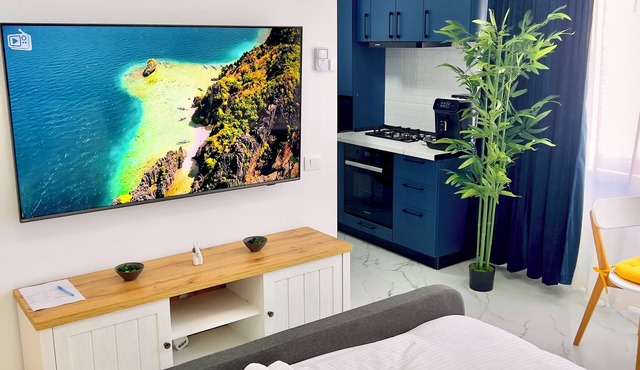 Elena's Studio Central - Confort & Home Cinema