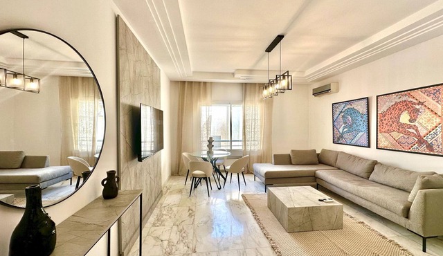 Elyssa superbe appartement aux Jardins de Carthage