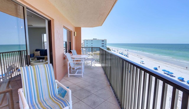 Emerald Isle 502 Beach front w|huge balcony, Pool and breathtaking views!