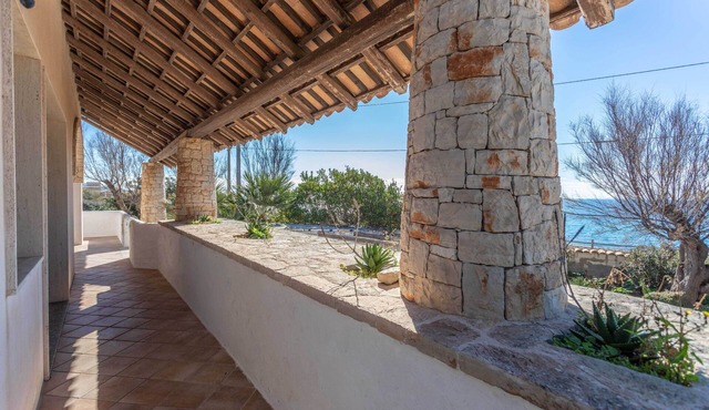 Emma's Villa facing the sea with swimming pool