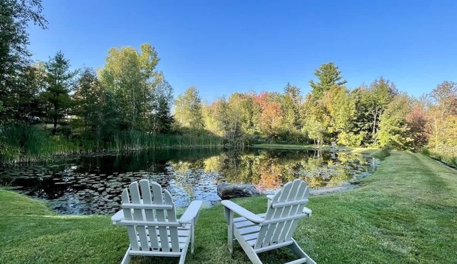 Enchanted View: Fire Pit | VIEWS! | Pond