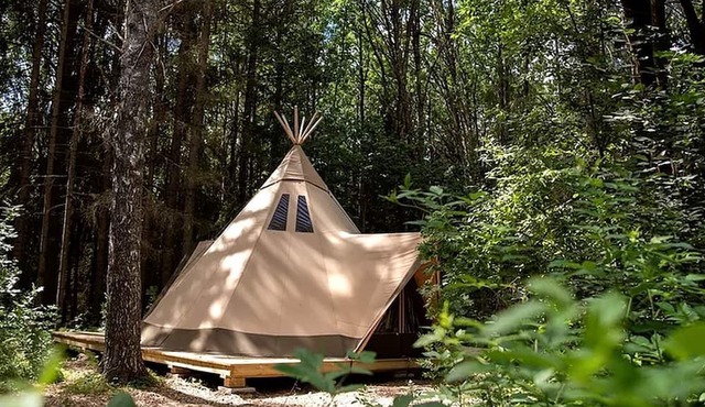 Enchanting Nordic Tipi for a Montana Glamping Getaway