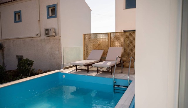 Endearing Samos Beachfront Villa | Villa Poseidon's Crest | Panoramic Sea Views.