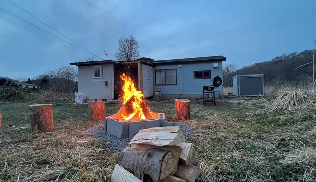 Enjoy bonfires and large tents in this secluded hi/Abuta District Hokkaidō