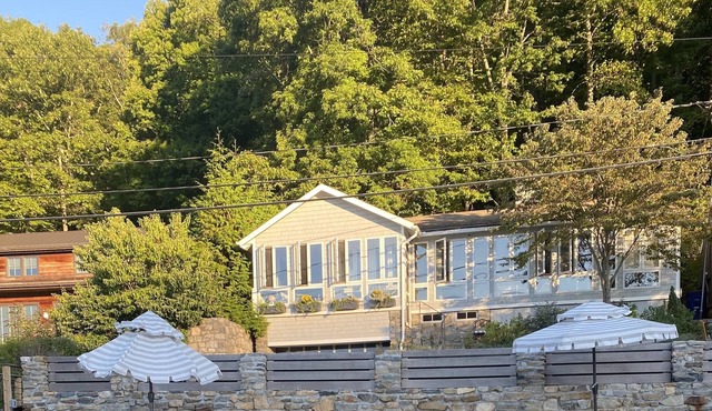 Enjoy Leaf Peeping from this Chic Waterfront Cottage.