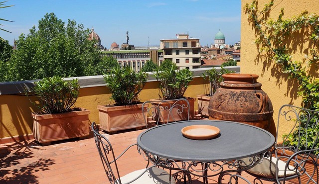 Enjoy Panoramic Views Of Florence From Your Rooftop Terrace