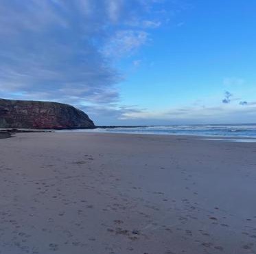Entire Caravan by the Sea Pease Bay