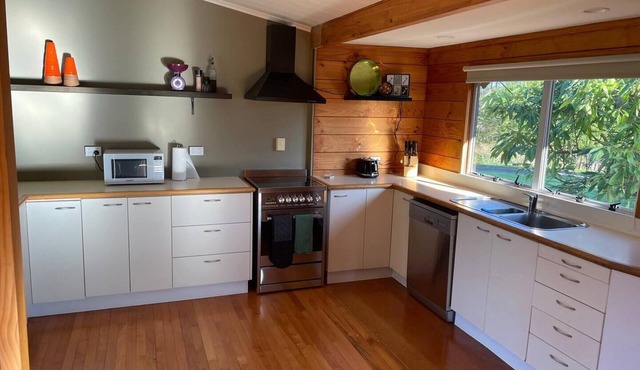 Erics Cottage, working Deer farm