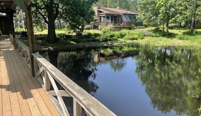 Escape to a Northwoods Cabin with private island!