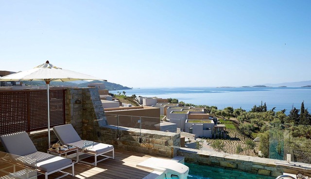 Excellent Halkidiki Villa | Ocean Villa 1 | 1 Bedroom | Stunning Sea Views