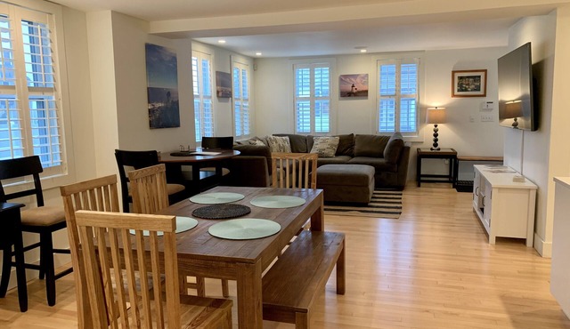 Exceptional location footsteps to beautiful downtown Mystic w/private driveway