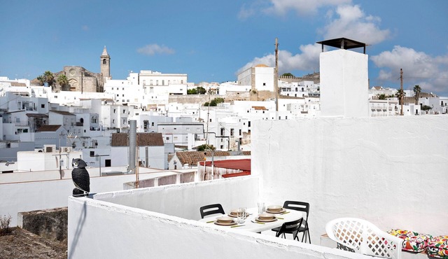 Exclusive apartment with roof terrace in the old town - Precioso apartamento en Vejer con terraza