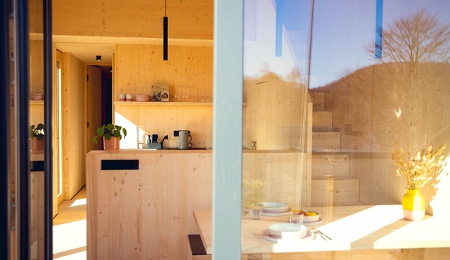 Exclusive cabins Lake Rursee surrounded by nature