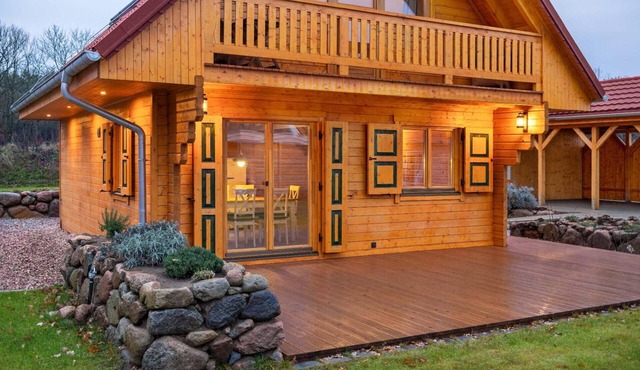 Exclusive Chalet 2 at the national park with balcony and terrace