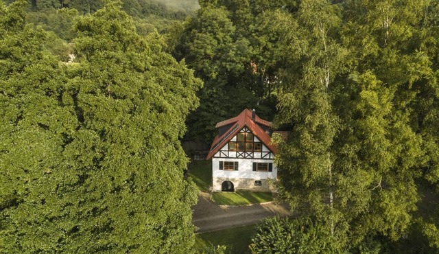Exclusive chalet - 7000m² plot, sauna, fireplace in a village with 5 houses.