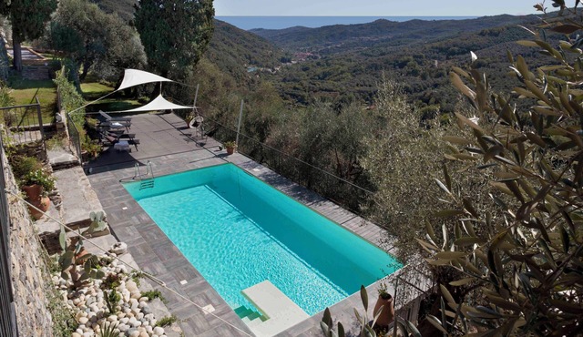 Exclusive mansion with pool in panoramic position