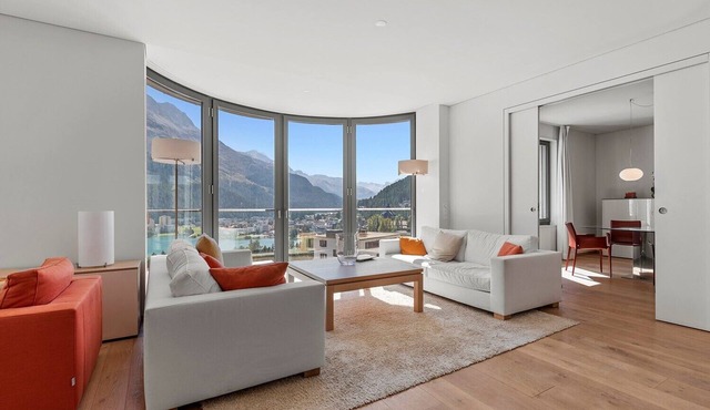 Exclusive St. Moritz Apartment with Lake View and Spa