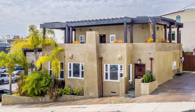 Executive Beach Home 1 Block to Beach w/ Hot Tub and Wine Cellar