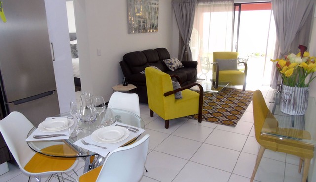 Executive condo with a tasteful retro touch