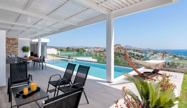 Executive Rhodes Villa | Villa Kastro | Stunning Sea Views | 3 Bedrooms