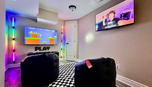 Executive home in West Chester Game Room Hot Tub