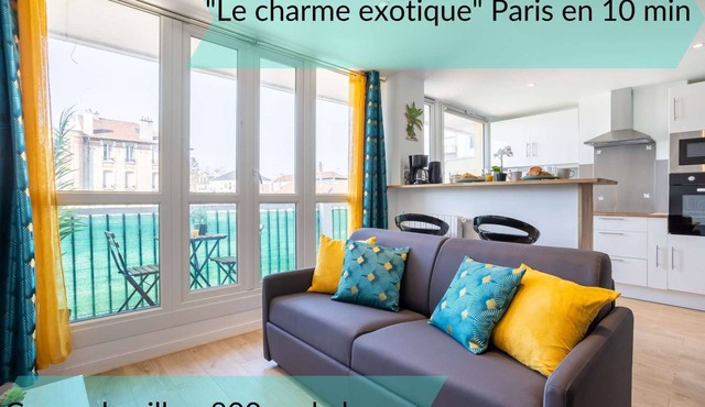 Exotic charm-Paris in 10 minutes