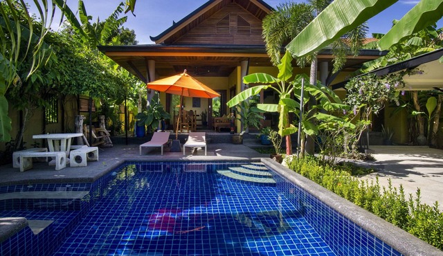 Exotic & Private Villa with Salt Water Swimming Pool in the south of the Island