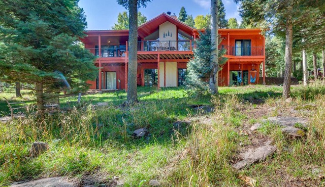 Expansive Angel Fire Home w/Indoor Hot Tub!