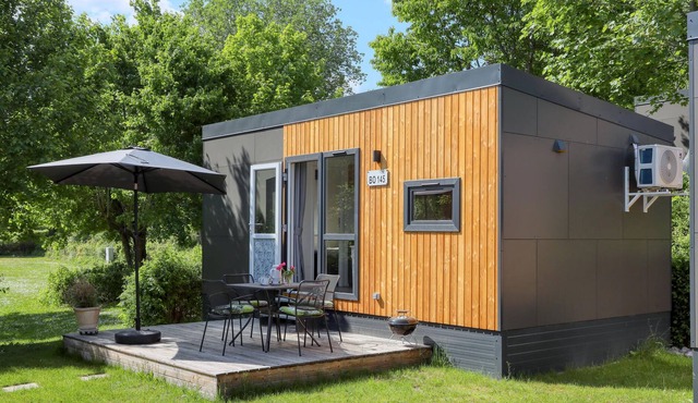 Experience a real Tiny House vacation close to nature at Camping Park Wemding!
