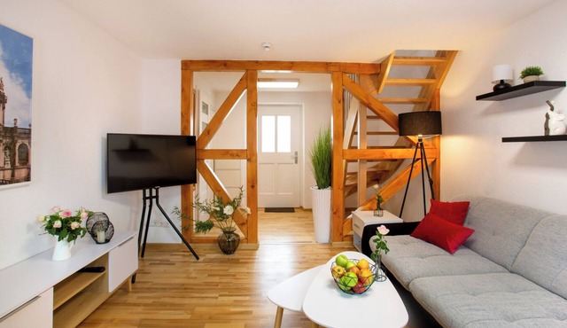 ‘Experience a relaxing time in the Wohnperle Carré Charlott 2 in Pulsnitz!’