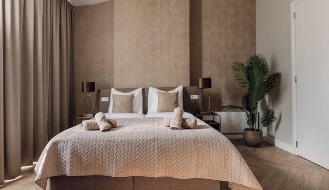 Experience comfort and style in this high-end suite, set in a beautifully renovated historic building