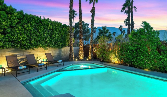 Experience iconic Palm Springs living in this 4BR retreat with a pool, spa, fire pit, and mountain views. Perfect for family and friends, enjoy indoor-outdoor living just minutes from downtown dining, shops, and attractions.