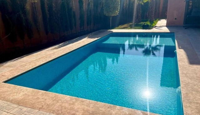 "Experience luxury in this beautiful Marrakech villa with a heated private
