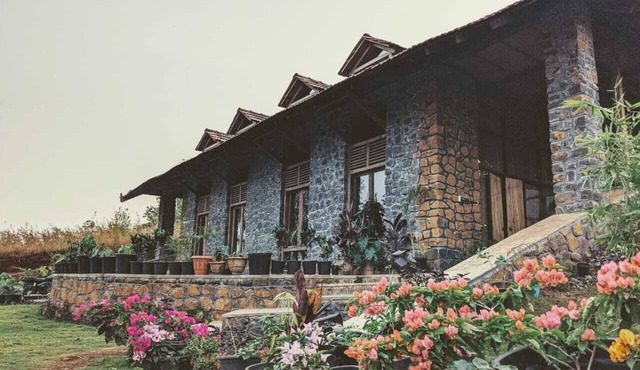 Experience remote stone cottage part of farm stay by the lake amidst raw nature.