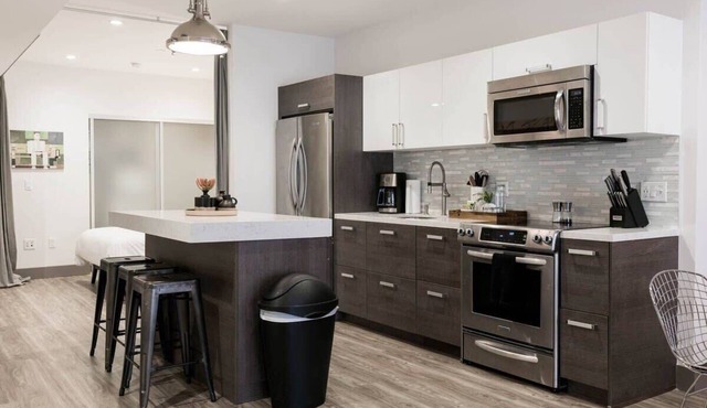 Exposed Brick Loft-Style Space | Private Balcony!
