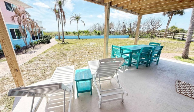 Exquisite Oceanfront 2 Bedroom Villa with Private Beach Access in Cocoa Beach