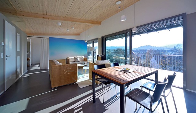 Extravagant penthouse apartment with stunning views of the countryside