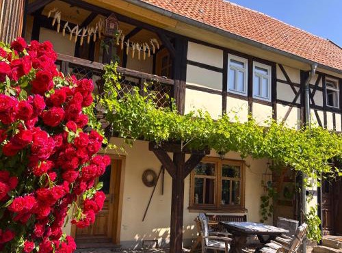 Fachwerkhaus mit rustikalem Weinkeller und Garten, ganze Unterkunft, gute Lage