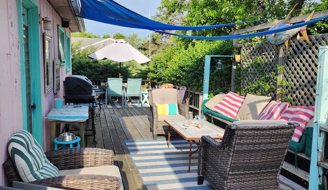 Fair Harbor, Fire Island, NY Magical Place- 700 feet to ocean or bay. Wonderful!