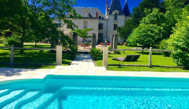 Fairytale castle with heated outdoor pool