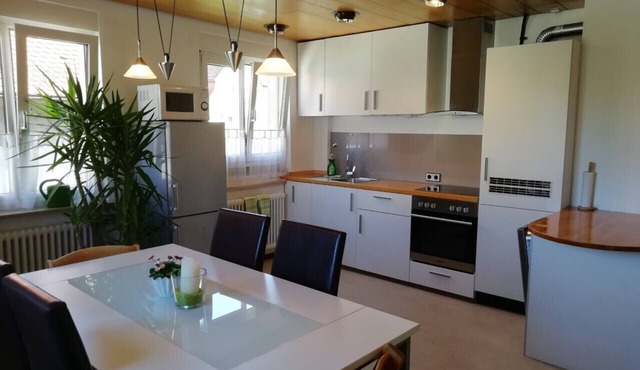 family-friendly accommodation in a quiet residential area in the city