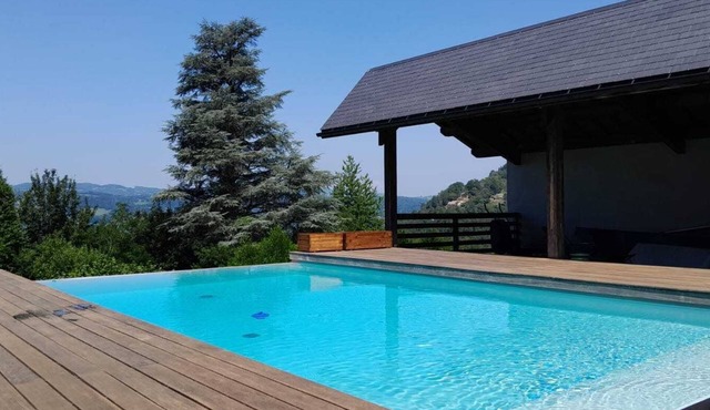 Family villa with swimming pool in Aiguebelette-Le-Lac