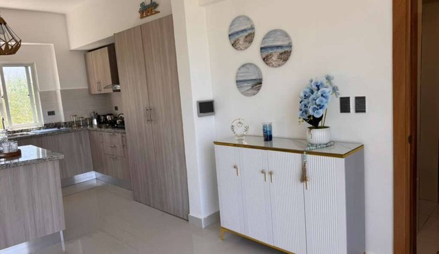 Fantastic 2-bedroom apartment with AC Social area in guayacanes