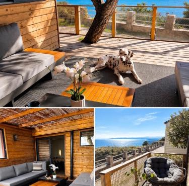 Fantastic new lodge with ocean view