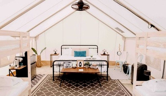 Fantastic Tented Cabin with Fire Pit in Sarasota, Florida